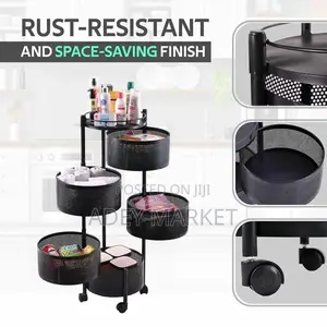 5 Layer Moveable Kitchen Storage Rack.