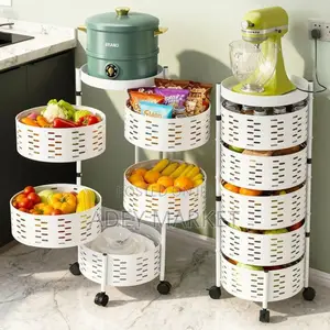 5 Layer Moveable Kitchen Storage Rack.