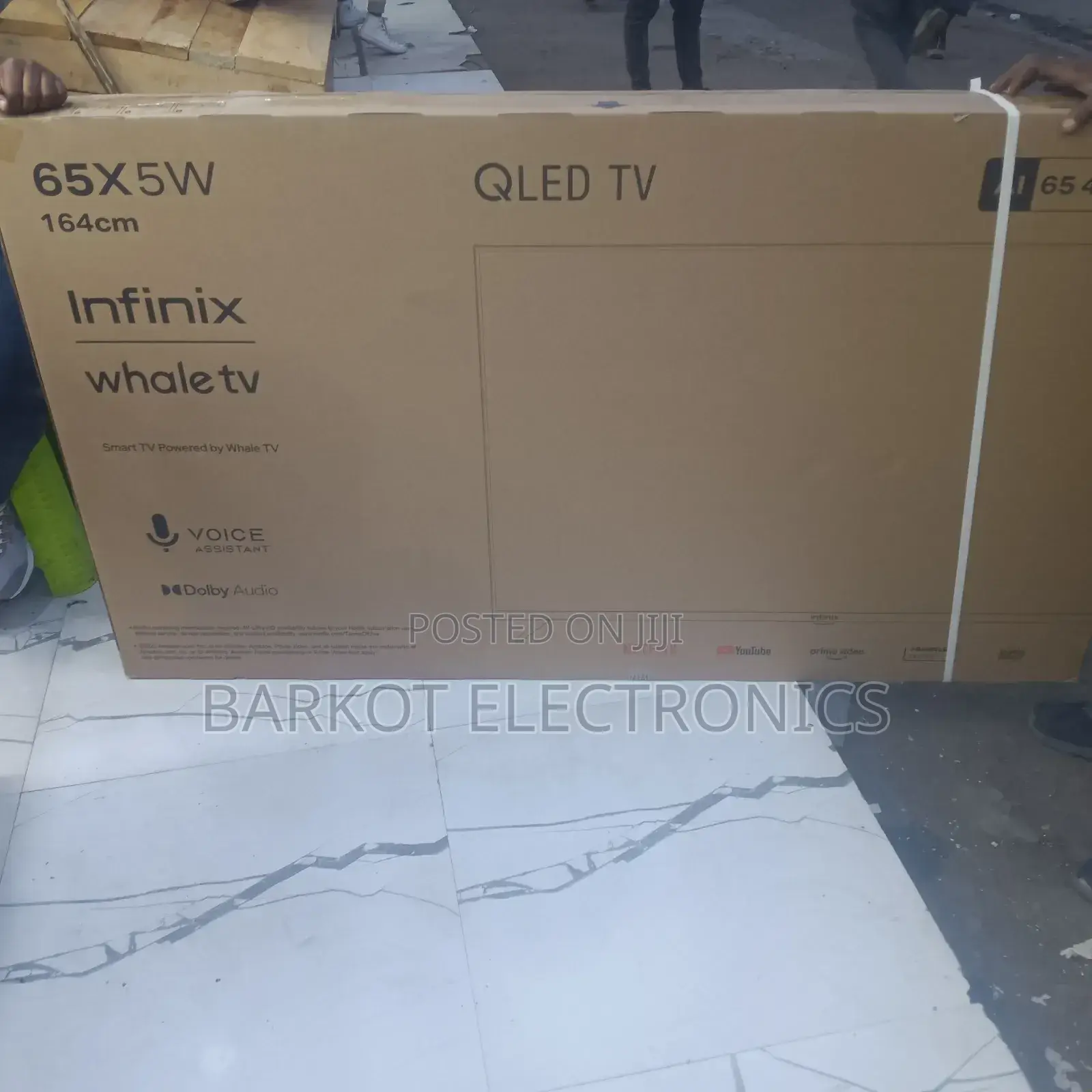 Infinix Smart Qled Tv Al 65 Uhd Tv Andraid Framless 2025 Model