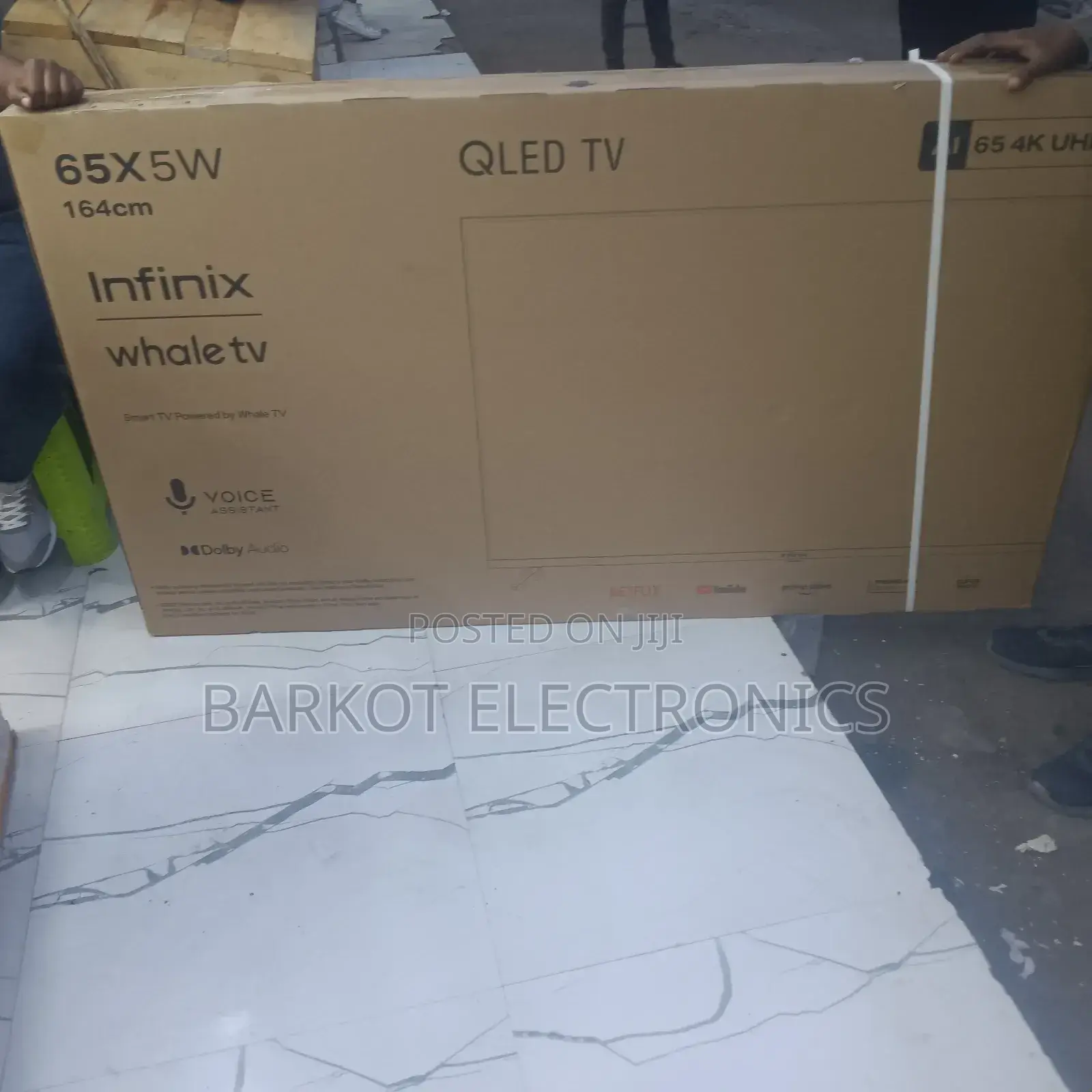 Infinix Smart Qled Tv Al 65 Uhd Tv Andraid Framless 2025 Model