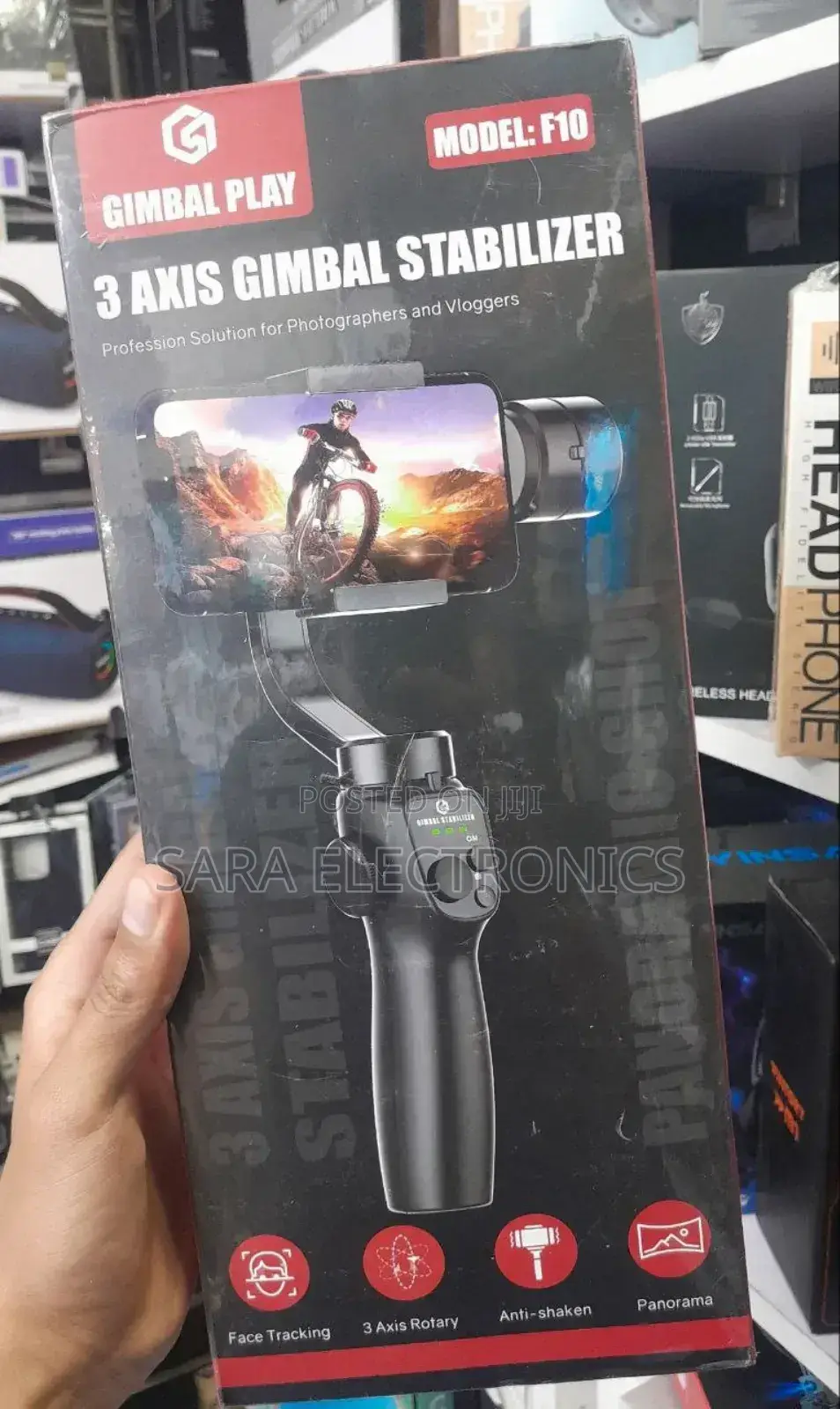➤Gimbal Play ◈3 Axis Gimbal Stablizer ➛ Free Delivery Price 15,999