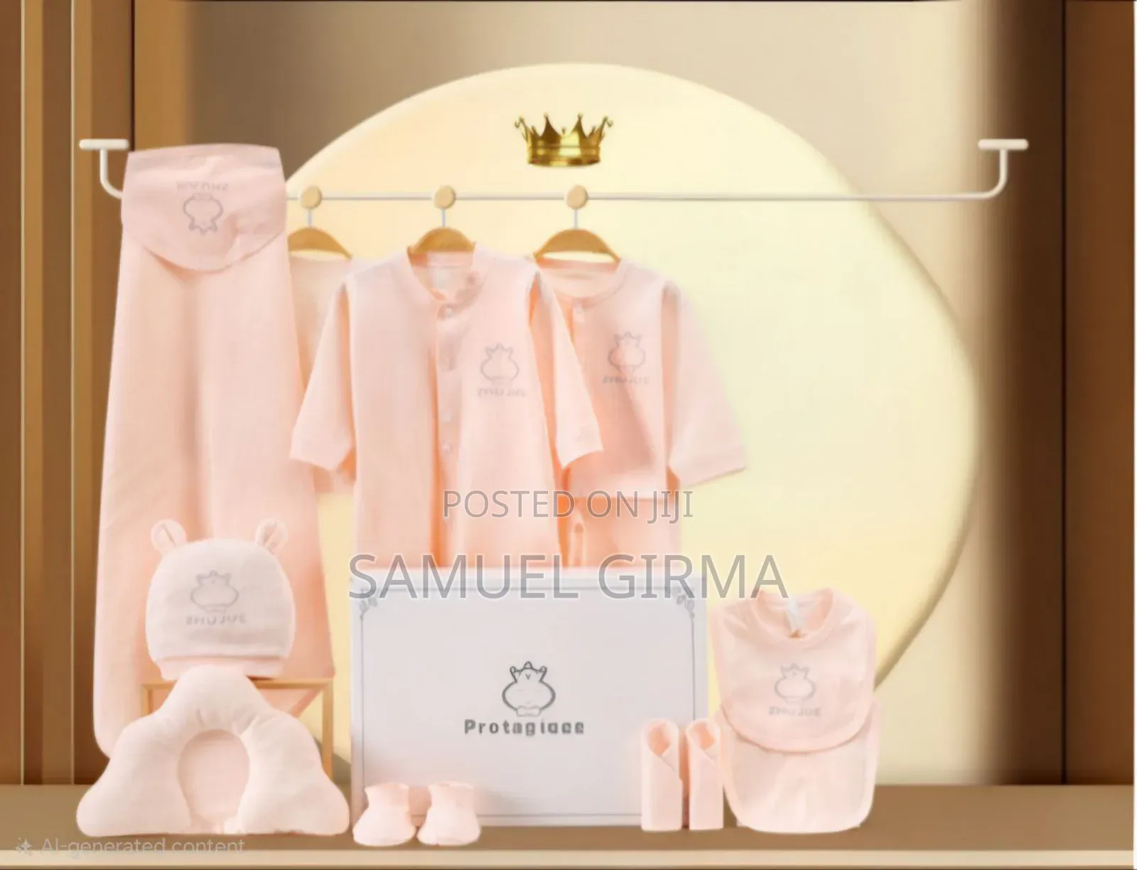 Mk- 0725 12 Pieces Infant Clothing Set Size: 0-6 Month