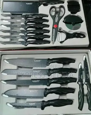 Zepter Quality Knife Set በጣም ስል ቢላዎች 18 የቢላ ስብስብ