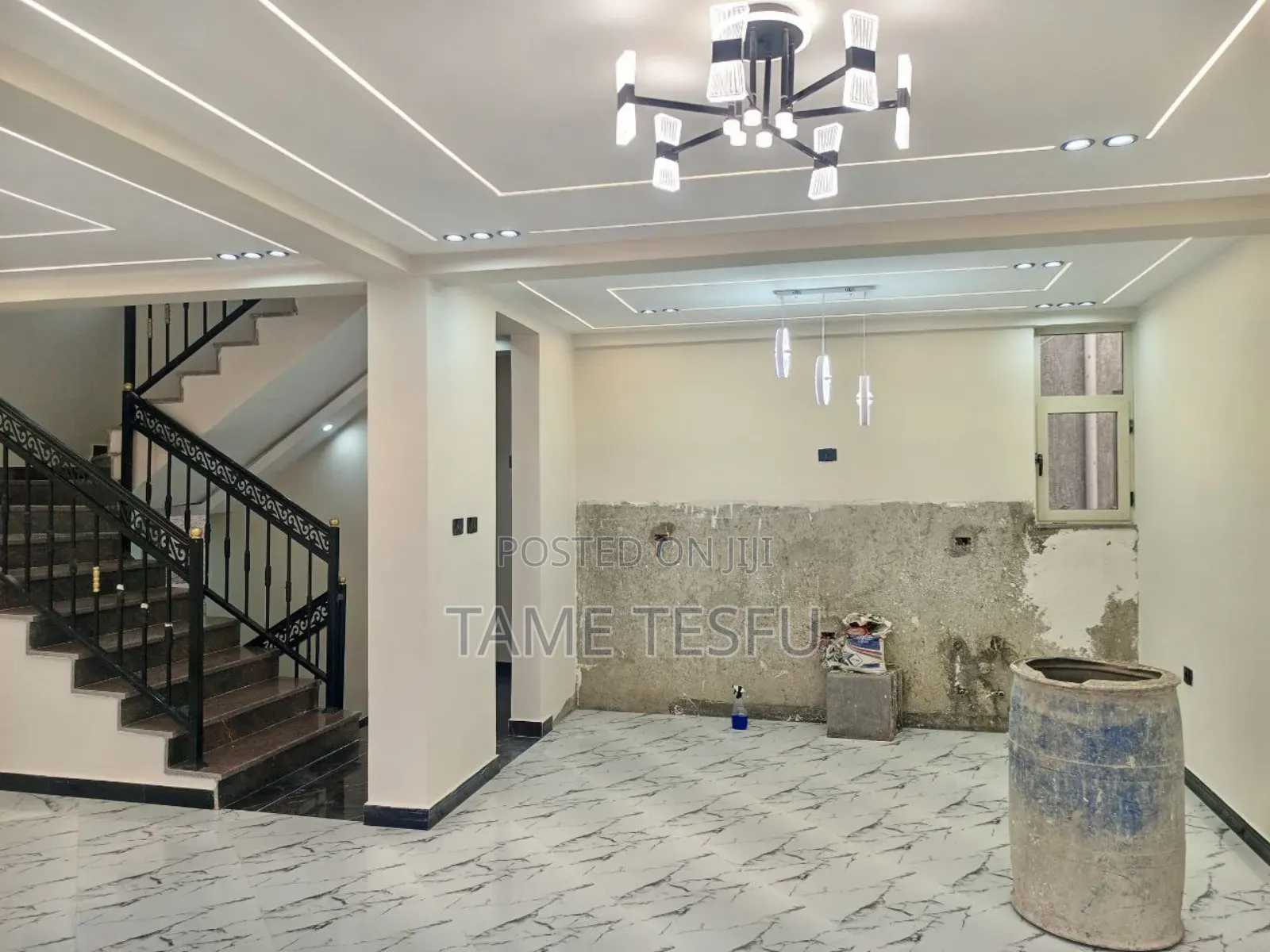 Furnished 4bdrm House in ሰሚት, Bole for sale