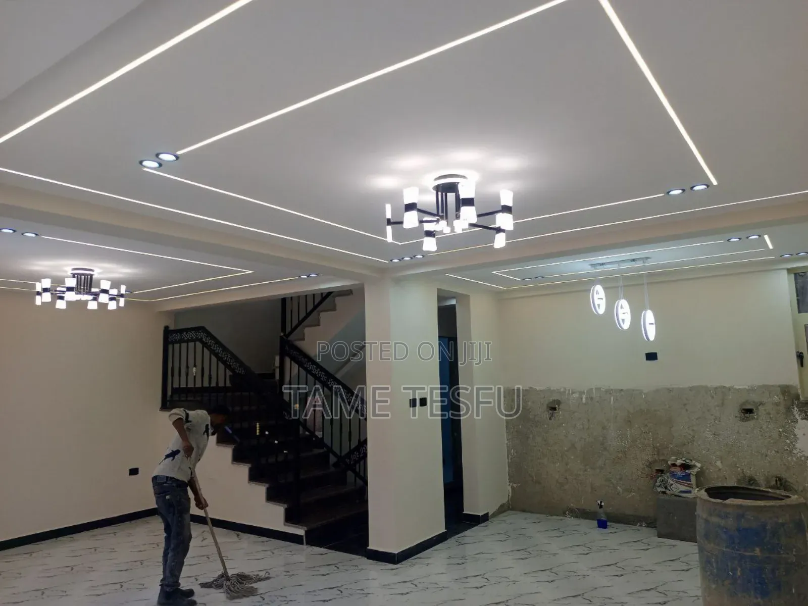 Furnished 4bdrm House in ሰሚት, Bole for sale