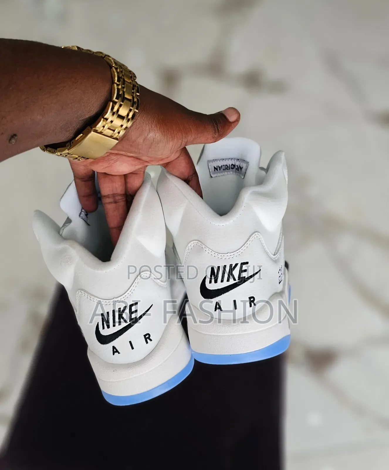 Nike Air Jordan 5 Retro "Metallic White