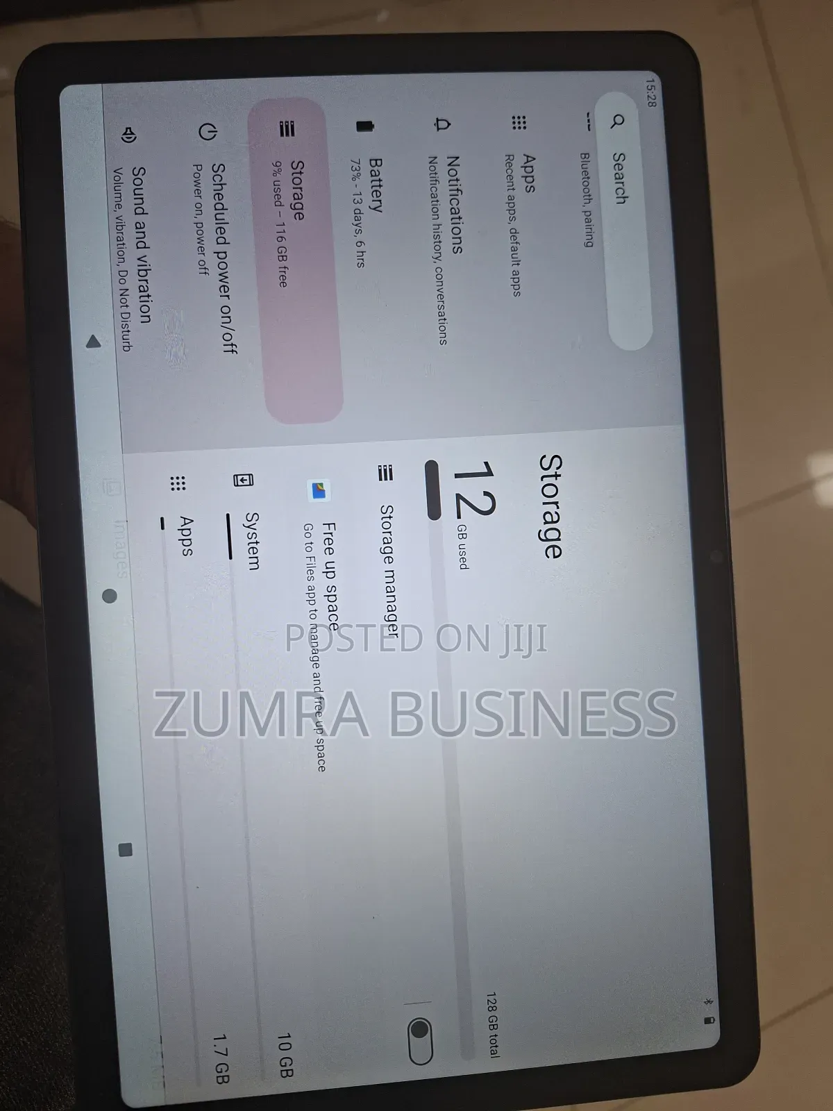 New Samsung Galaxy Tab A9+ 128 GB Silver