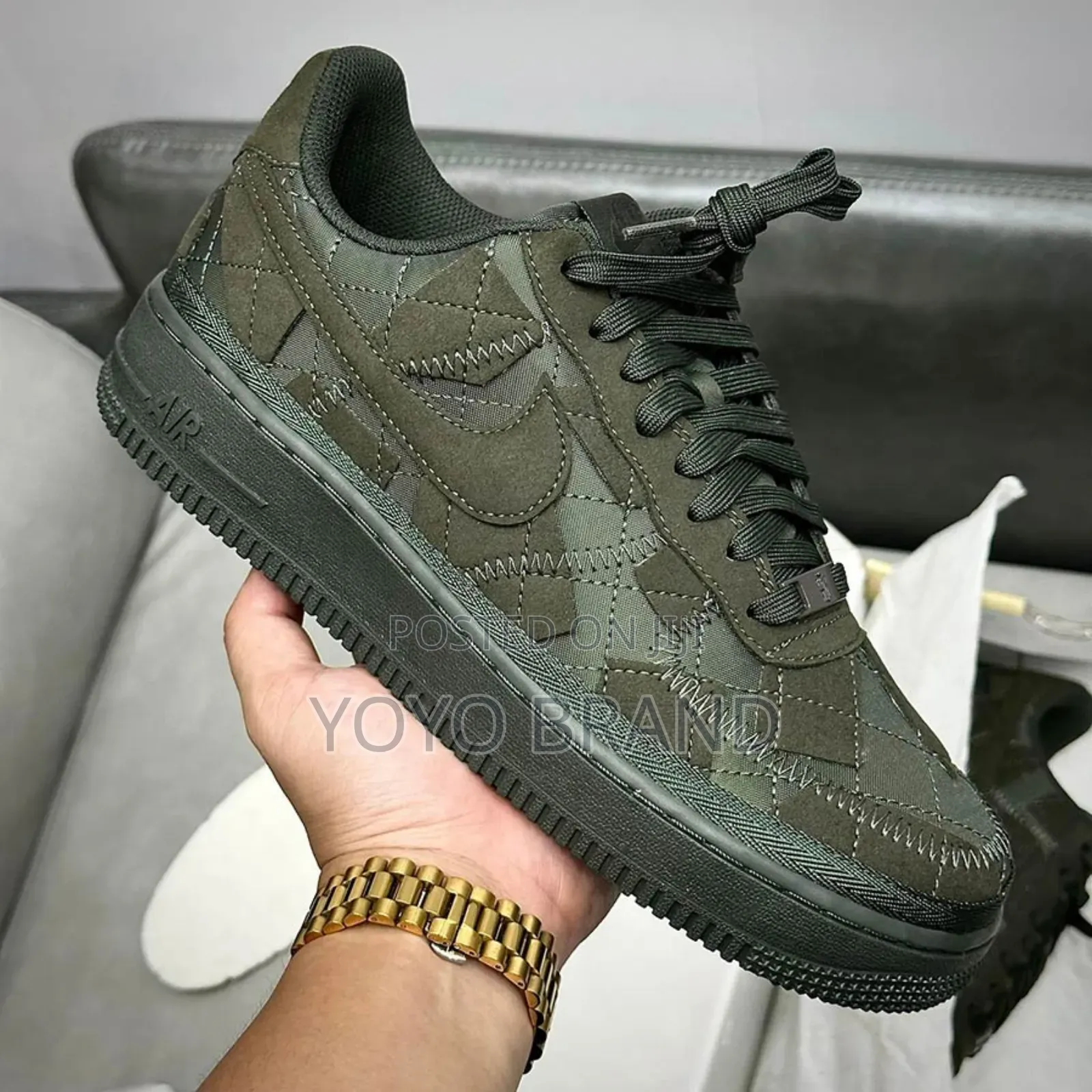 Nike Air Force 1 Low Billie Eilish Green Fashion Sneaker