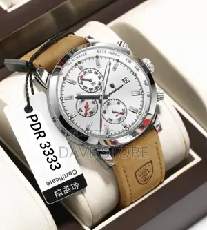Poedagar Luxury Wristwatch for Man Waterproof