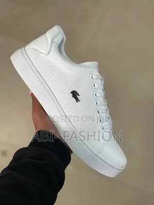 White Pure Leather Lacoste Casual