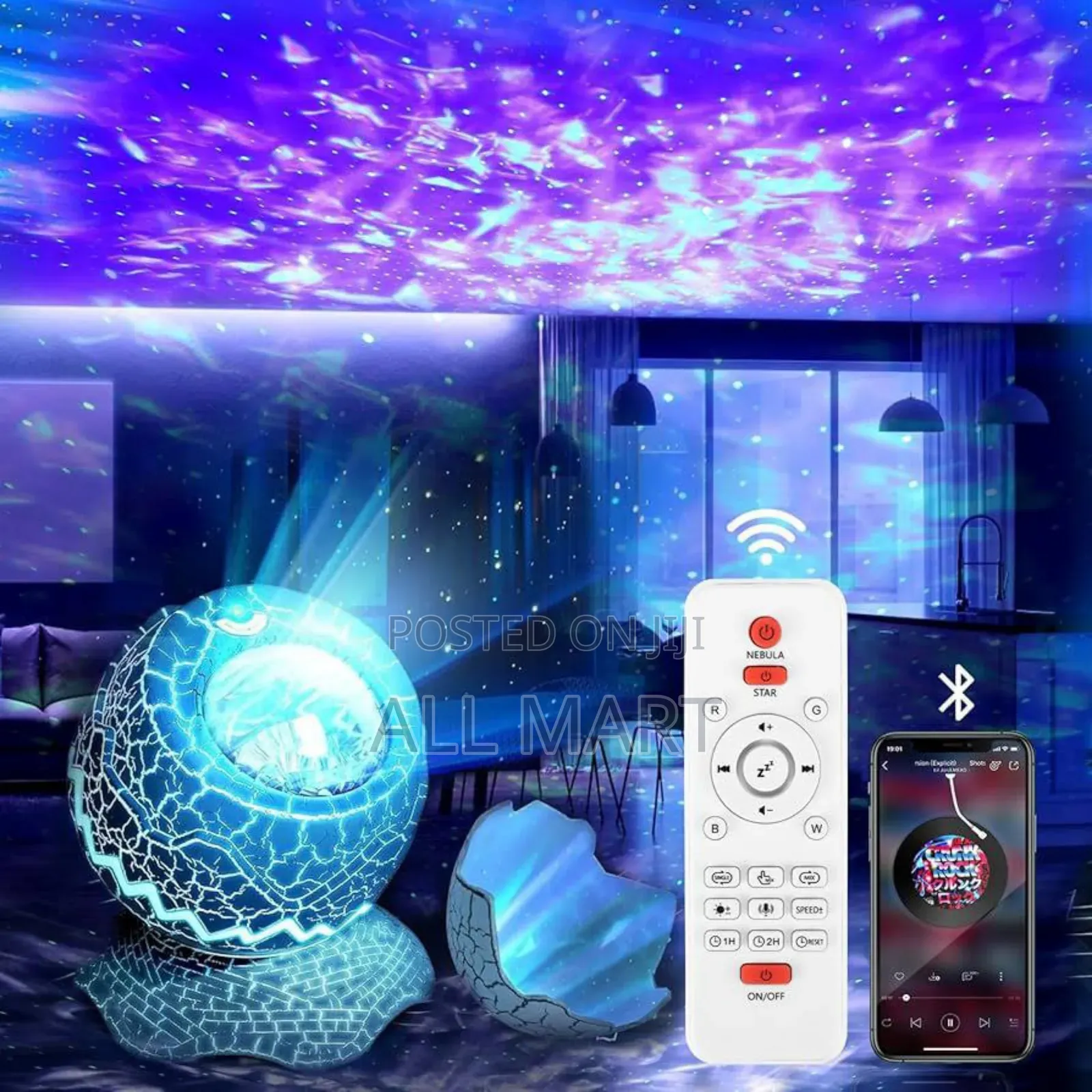 Galaxy Projector Dinosaur Egg Star Projector