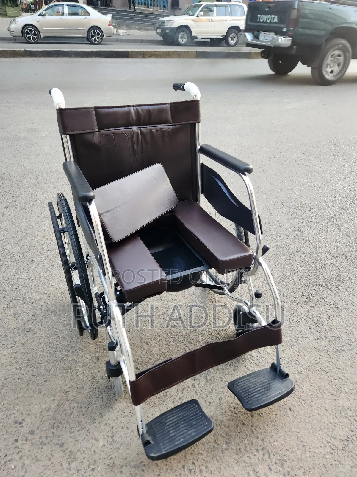 Lightweight Wheelchair - Portable Aluminum Transport Ethiopia