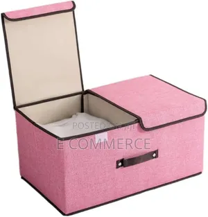 Dust Proof Foldable Storage Box With Lid