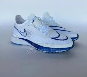 Nike Zoomx Streakfly Road White and Blue Shoes