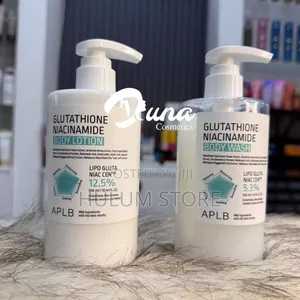 Aplb Glutathione Niacinamide Body Wash and Lotion