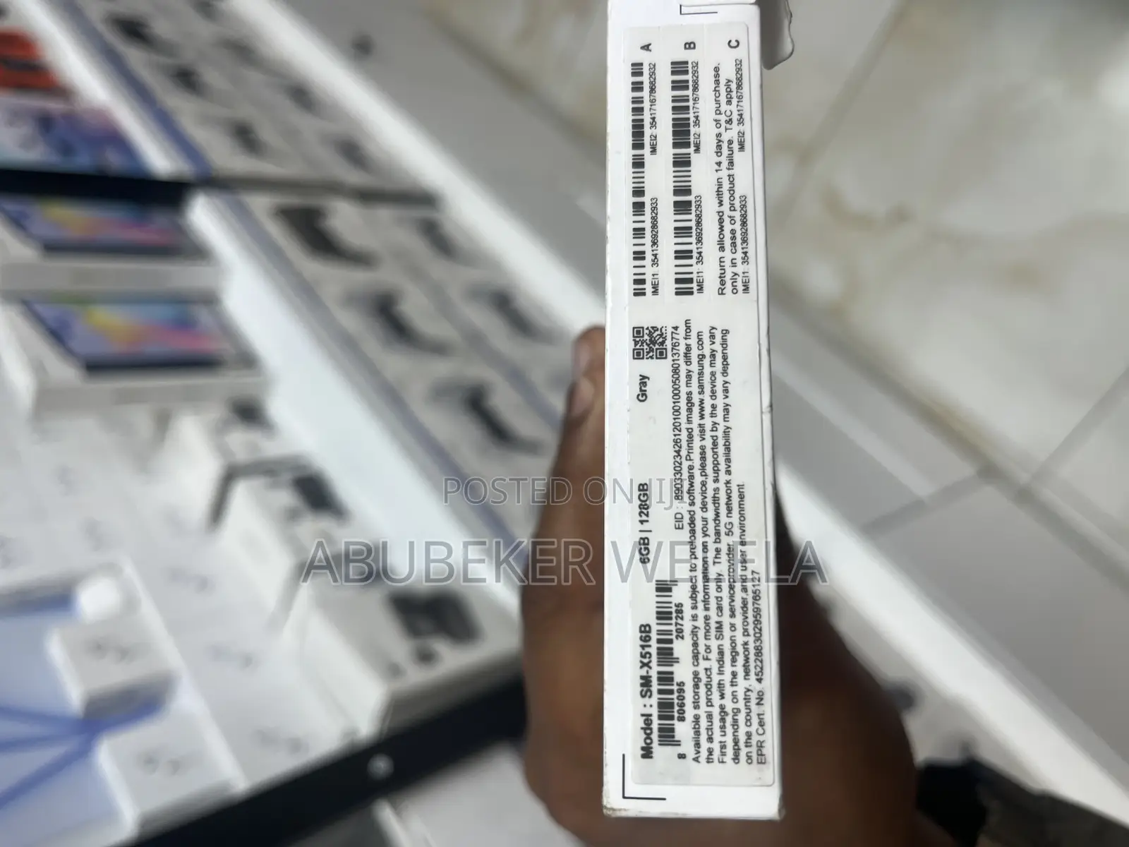 New Samsung Galaxy Tab S9 FE 128 GB Gray