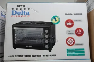 Delta Mini Oven 48 Liter – Big Capacity | Original | Fast Heating