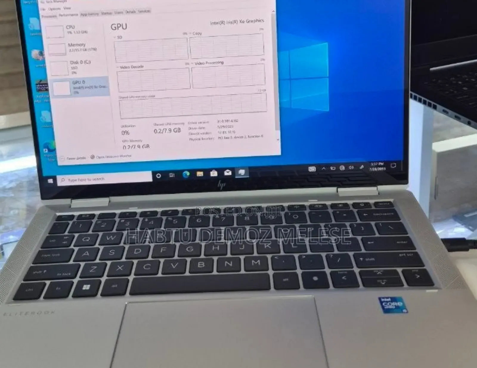 New Laptop HP EliteBook X360 1030 G8 16GB Intel Core I5 SSD 512GB