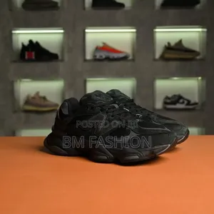 New Balance 9060 Triple Black Fashion Shoe (Few Left) Free Delivery