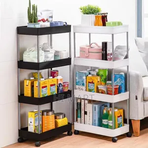 4 Layer Portable Kitchen Storage Rack