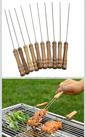 R10 PCS Skewers Set for All Barbecue BBQ Need.