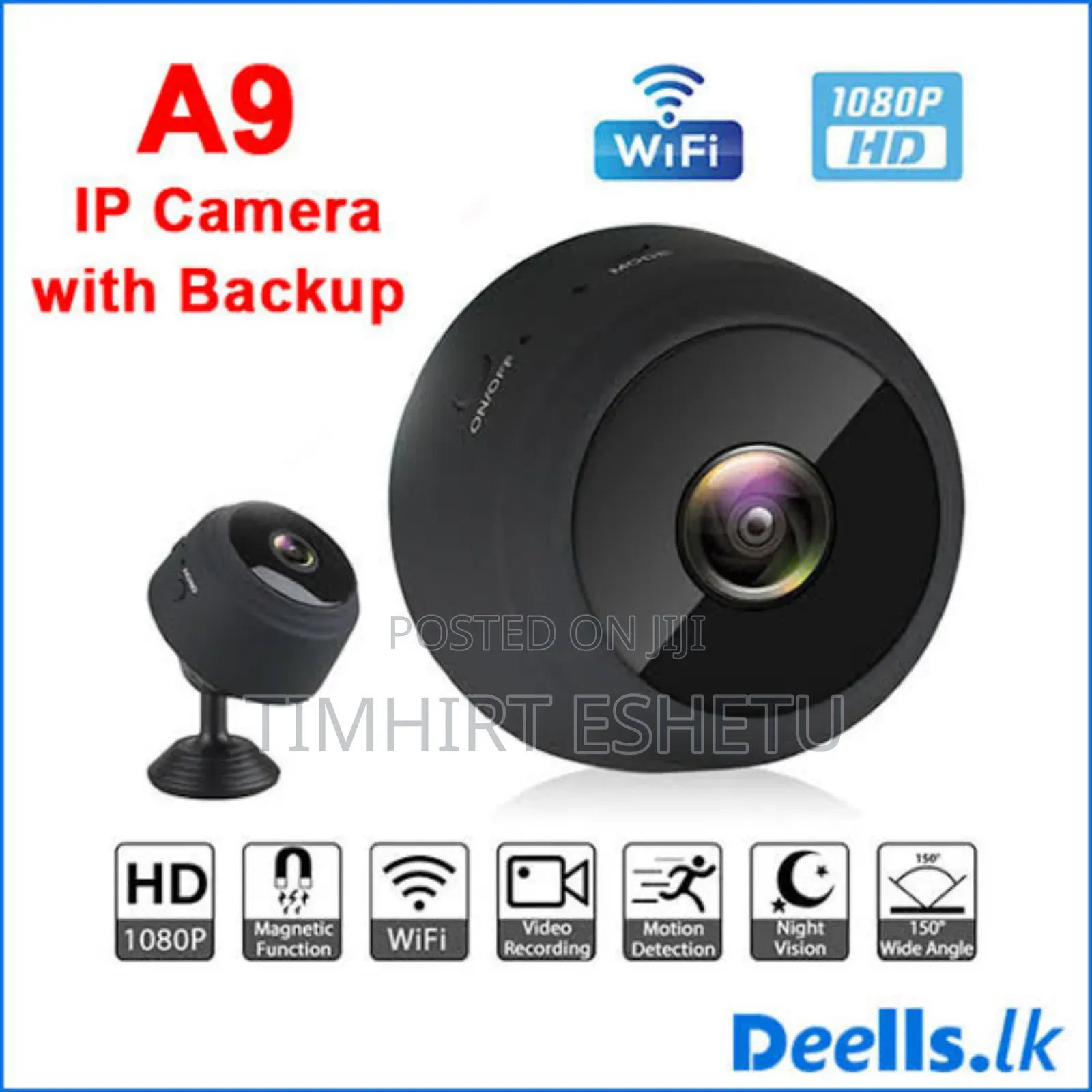 A9 ሚኒ Hd ዋየርለስ ካሜራ