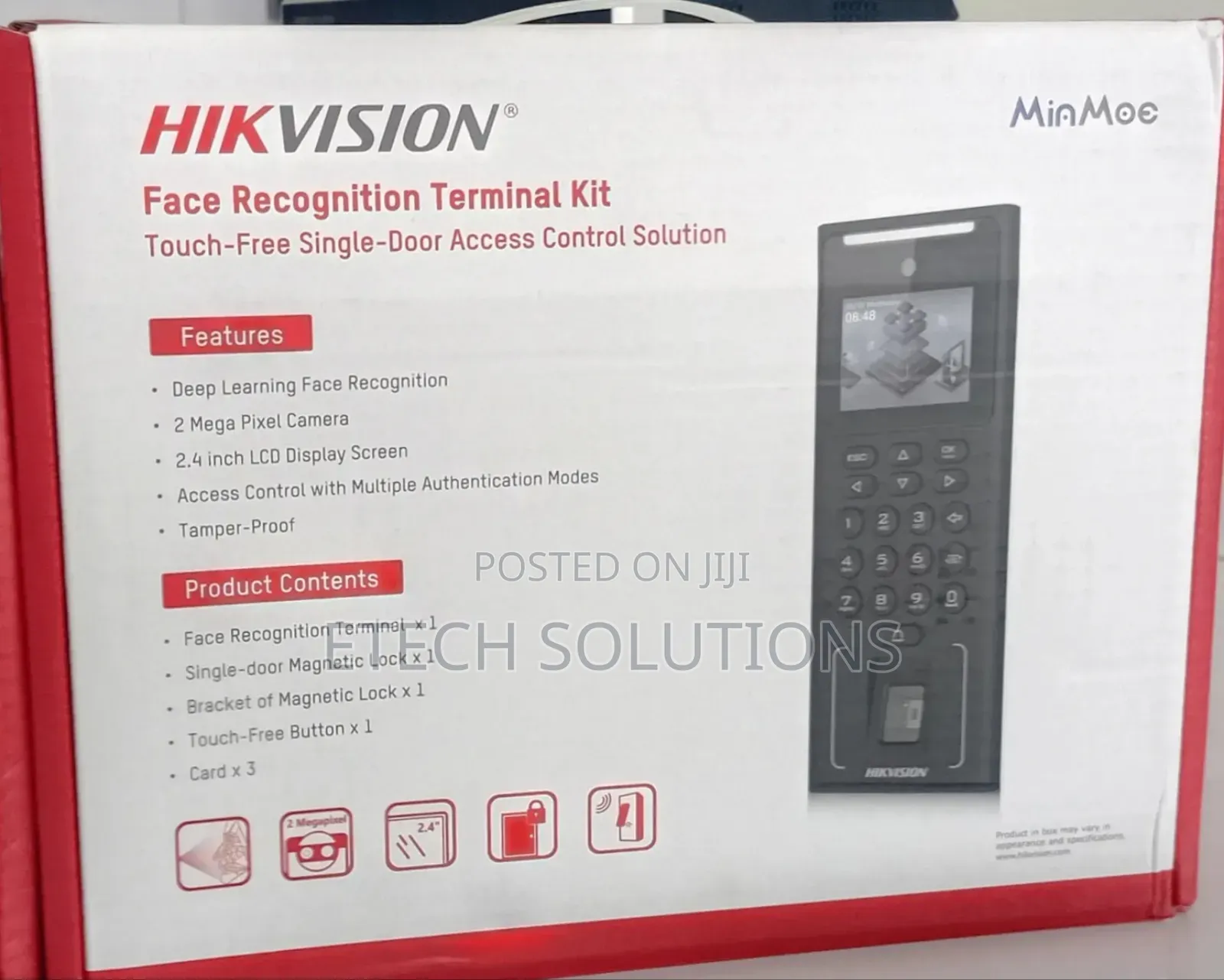 Hikvsion Face Recognition Terminal Kit Hik Vision Access Control Kit