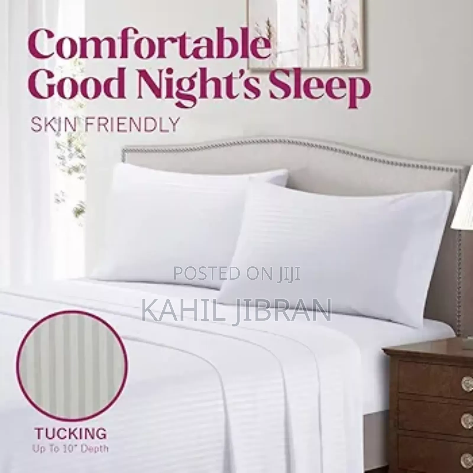 Hotels Standard Quality Bedsheets 300 Thread አንሶላ