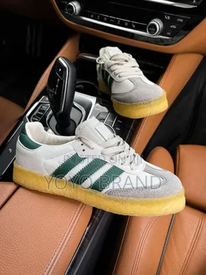 Adidas Samba Clarks White Gray Fashion Shoes