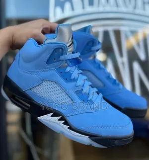 Air Jordan 5 Retro University Blue Fashion Boots