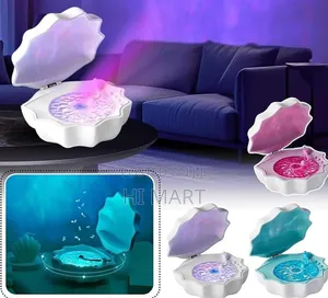 Shell Lamp With Bluetooth Speaker