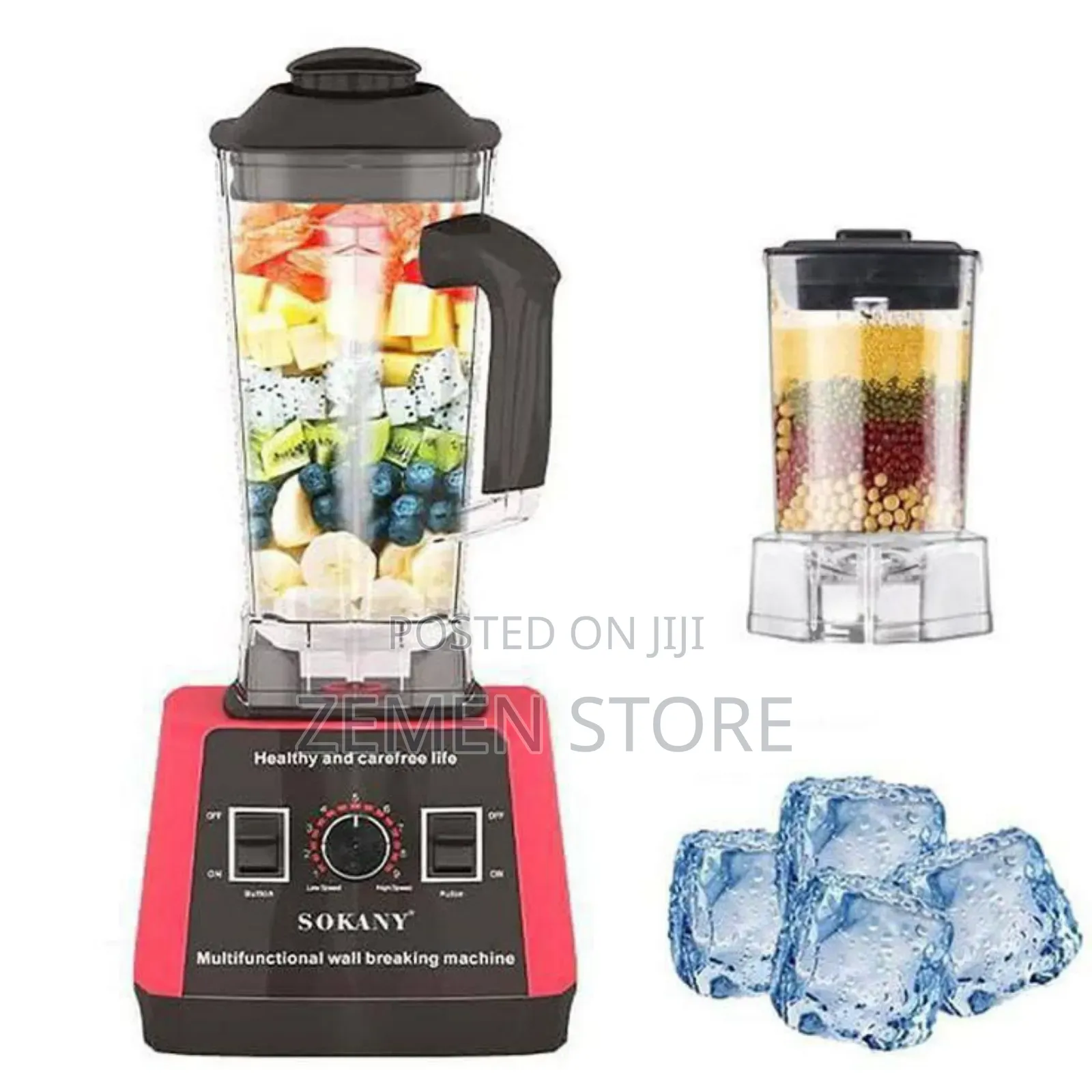 Sokany 5000w ኃይለኛ ብሌንደር | Heavy Duty Multi-Purpose Blender