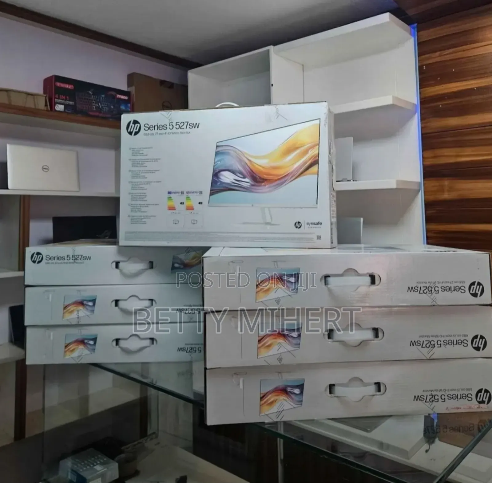 Hp 27inch Frameless White Monitor