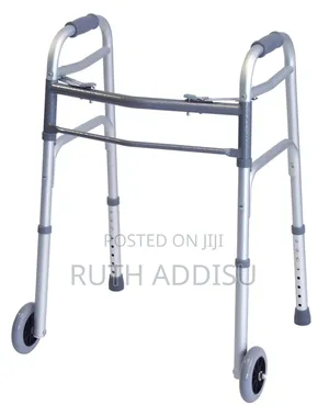 Foldable Walker Best Quality Heavy Duty Almunium ወከር የሚታጠፍ ጠንካራ