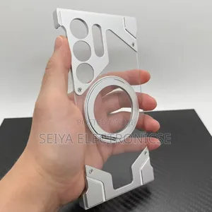 ##Samsung S25 Ultra Freamlass Clear Metal Cover