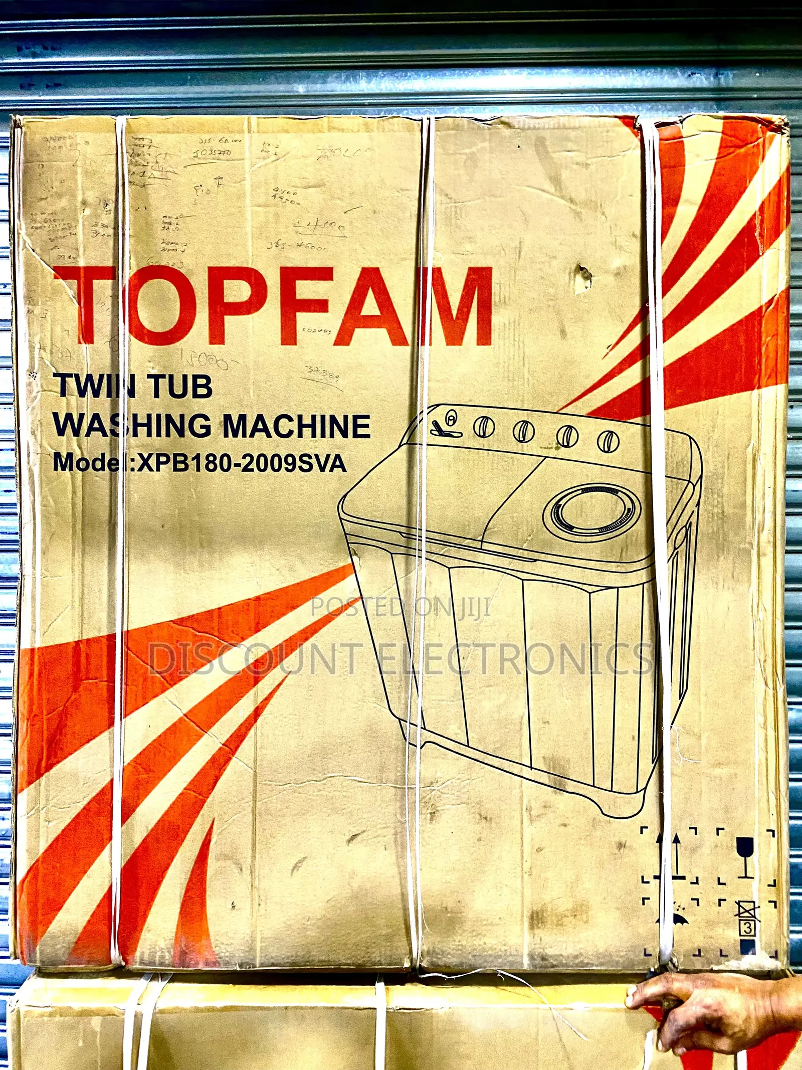 18kg Topfam Twin Tub Washing Machine