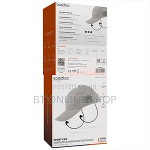 Porodo Soundtec Sport Cap With Wireless Audio Bluetooth