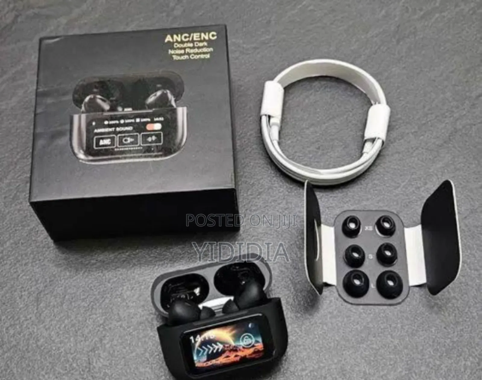 Black Smartscreen Wireless Airpods