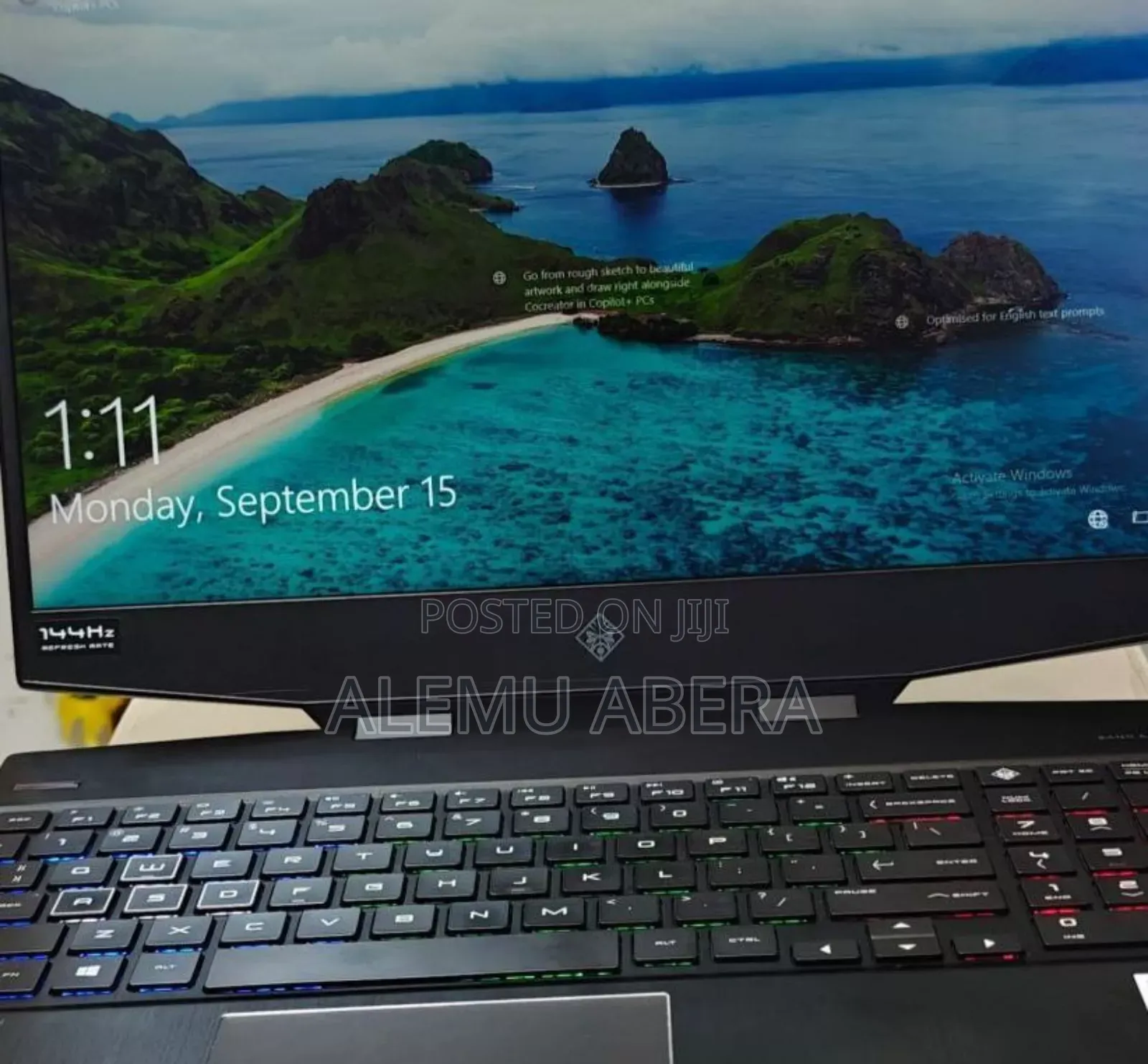 New Laptop HP Omen 15 16GB Intel Core I7 SSD 512GB