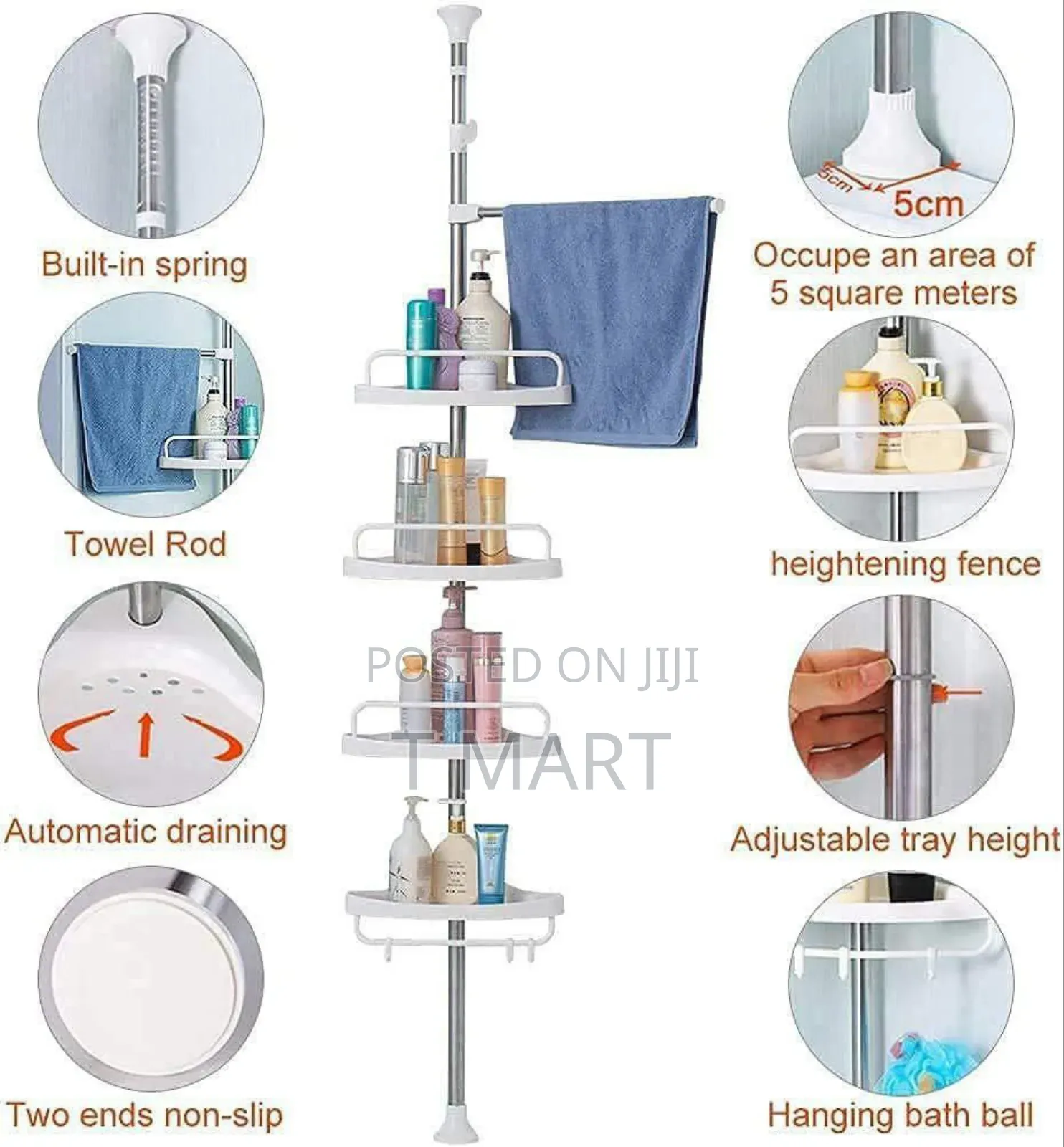 Premium Bathroom Storage Rack