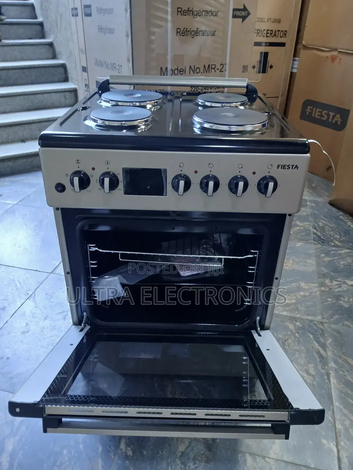 Fiesta 4 Electric Cooker. It Has a 60/60capacity Electric Oven,
