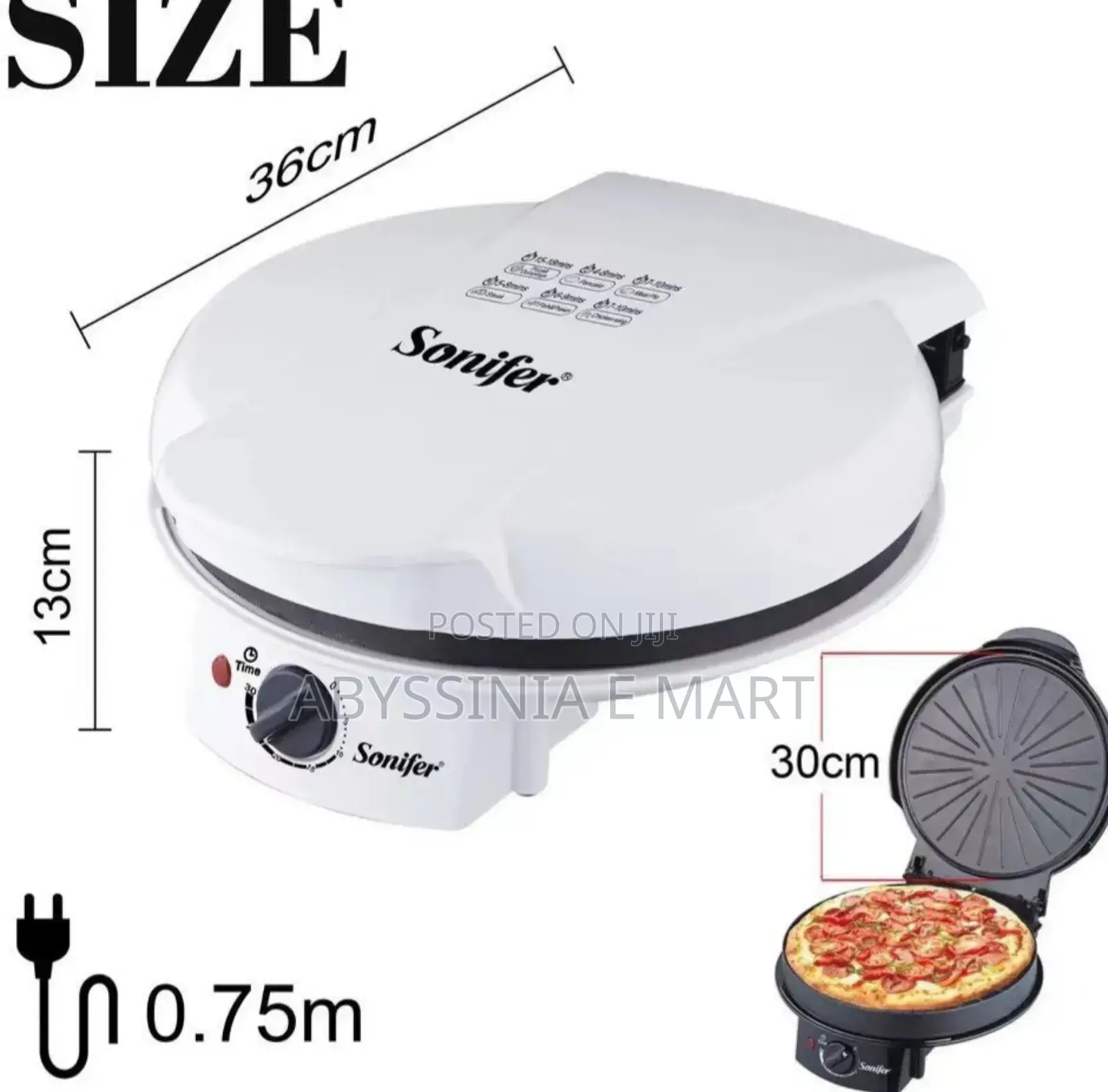 Sonifer Electric Pizza Maker