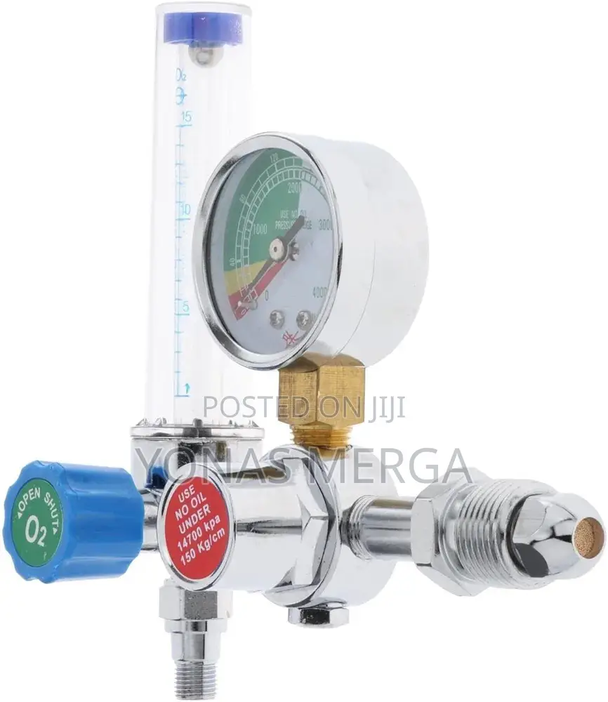 Oxygen Inhaler Pressure Reducer Regulator Flow Meter Gauge