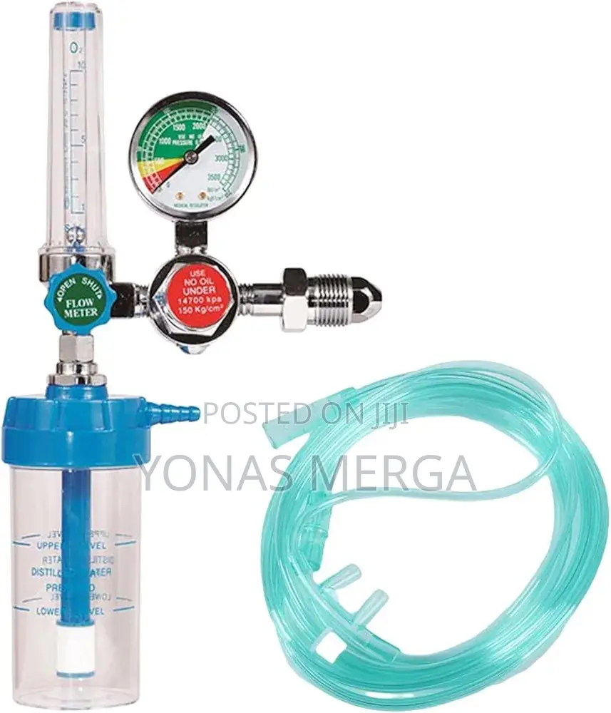 Oxygen Inhaler Pressure Reducer Regulator Flow Meter Gauge
