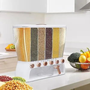 6 Grid Multiple Grain And Cereals Dispenser
