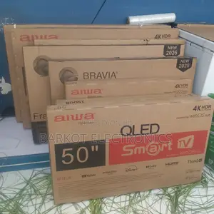 Alwa Smart Qled Tv 50 Inch Andraid Framless Tv 2025 Model Brand New