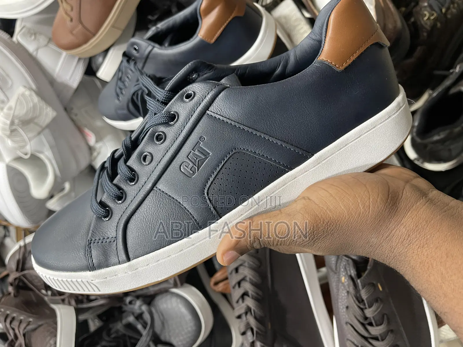 Cat Blue Flat Shoe