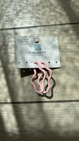 Pink Calliope Used Earrings
