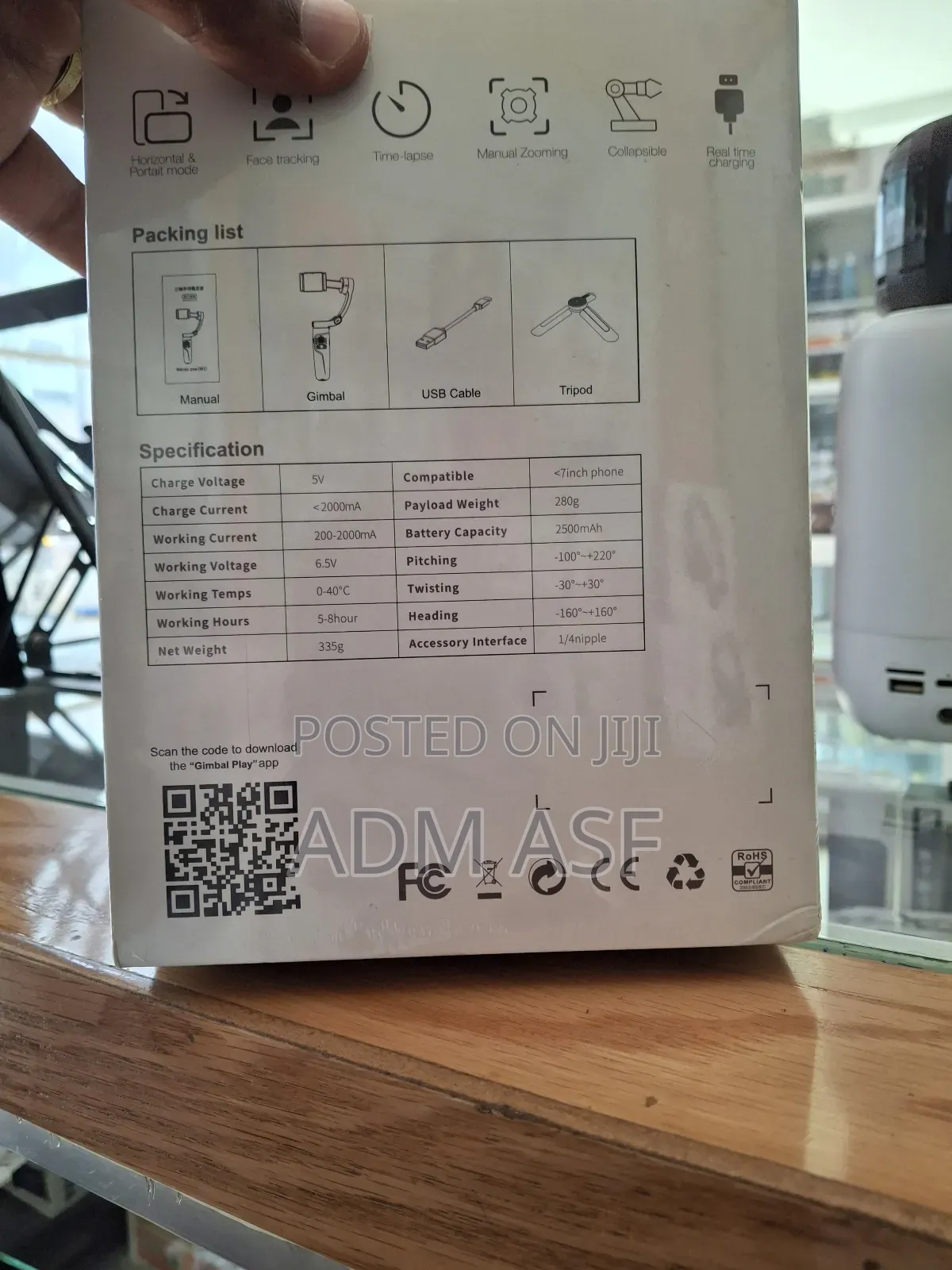 M1 3 Axis Smartphone Stabilizer(Gimbal