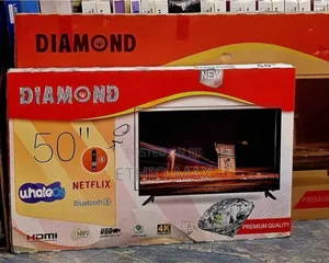 Diamond Tv 50” Smart Android – Double Glass | Big Screen | New Arrival